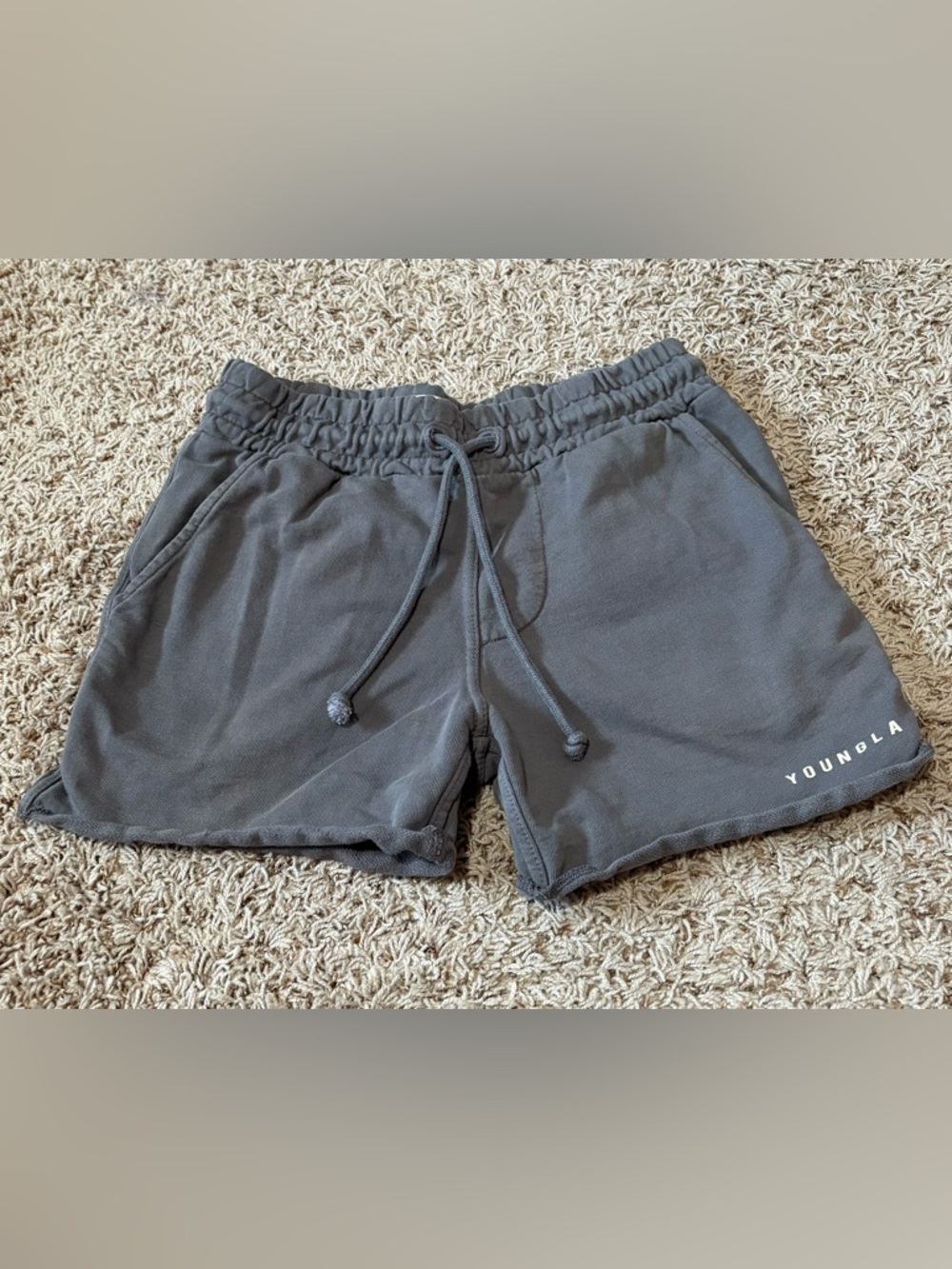 YoungLA Men’s Bodybuilder 5” athletic shorts Charcoal size medium